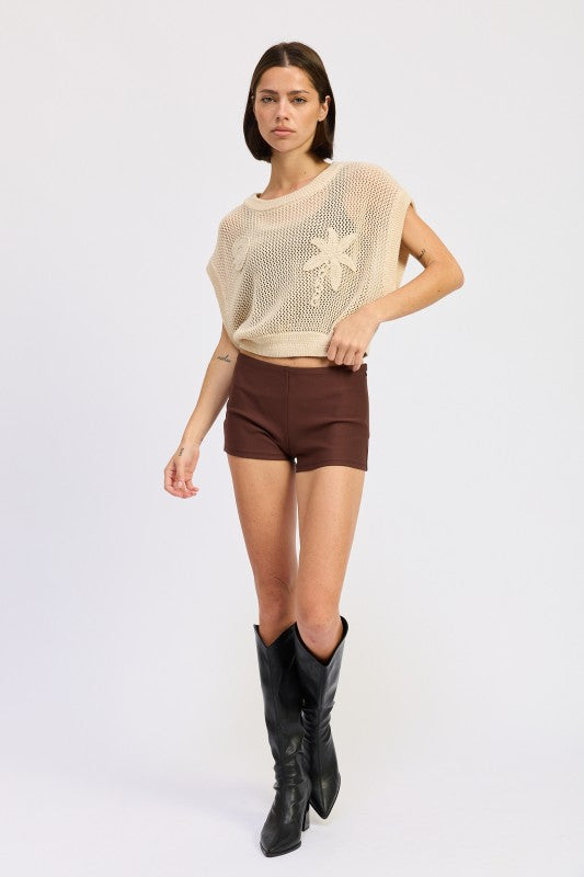 SLEEVELESS CROCHET PATCHED TOP-Emory Park-[option4]-[option5]-[option6]-[option7]-[option8]-Shop-Boutique-Clothing-for-Women-Online