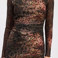 MINI OPEN BACK MESH ANIMAL PRINT DRESS-Emory Park-[option4]-[option5]-[option6]-[option7]-[option8]-Shop-Boutique-Clothing-for-Women-Online