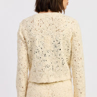 NOVELTY MACRAME CROPPED JACKET-Emory Park-[option4]-[option5]-[option6]-[option7]-[option8]-Shop-Boutique-Clothing-for-Women-Online