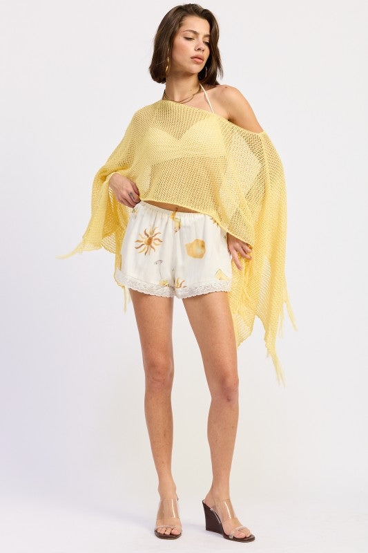 FRINGE HEM PONCHO TOP-Emory Park-[option4]-[option5]-[option6]-[option7]-[option8]-Shop-Boutique-Clothing-for-Women-Online