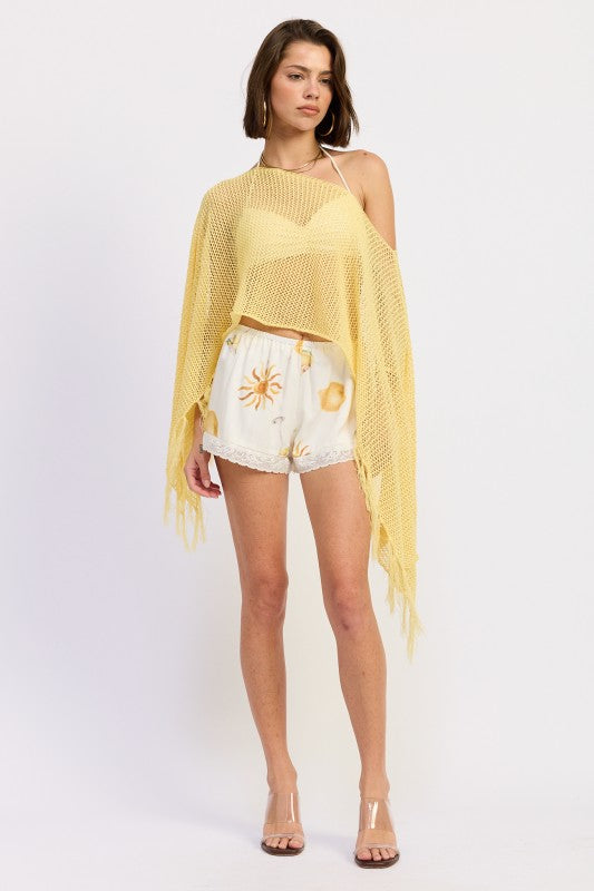 FRINGE HEM PONCHO TOP-Emory Park-[option4]-[option5]-[option6]-[option7]-[option8]-Shop-Boutique-Clothing-for-Women-Online