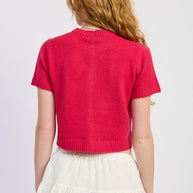 SHORT SLEEVE BUTTON UP CARDIGAN-Emory Park-[option4]-[option5]-[option6]-[option7]-[option8]-Shop-Boutique-Clothing-for-Women-Online