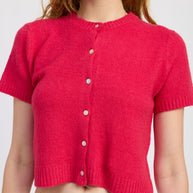 SHORT SLEEVE BUTTON UP CARDIGAN-Emory Park-[option4]-[option5]-[option6]-[option7]-[option8]-Shop-Boutique-Clothing-for-Women-Online