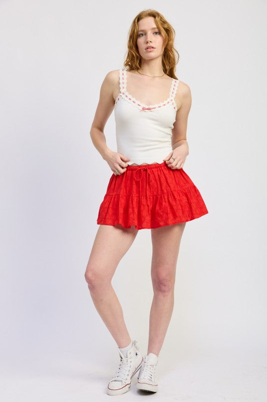 CROCHET STRAP SCALLOPED TANK TOP-Emory Park-[option4]-[option5]-[option6]-[option7]-[option8]-Shop-Boutique-Clothing-for-Women-Online