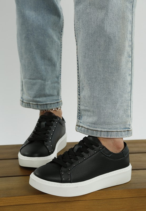 Strider Studs Embellished Chunky Sneakers-Rag Company-[option4]-[option5]-[option6]-[option7]-[option8]-Shop-Boutique-Clothing-for-Women-Online
