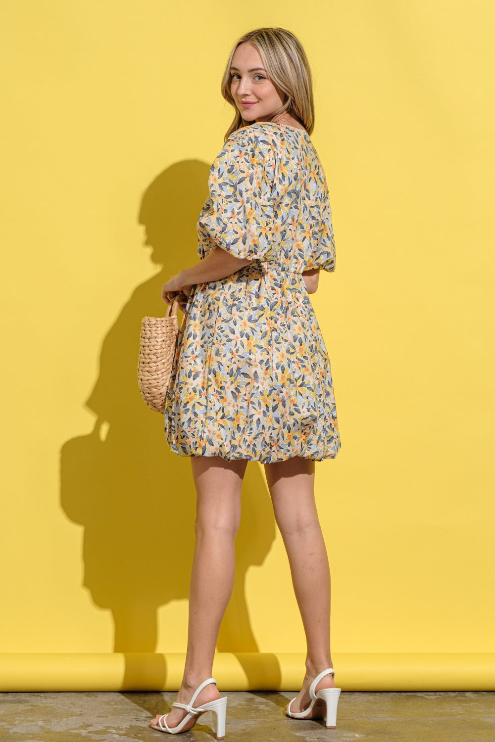 And The Why Floral Surplice Puff Sleeve Dress-Trendsi-[option4]-[option5]-[option6]-[option7]-[option8]-Shop-Boutique-Clothing-for-Women-Online