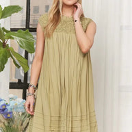 ADORA Loose Textured Babydoll Dress-Dresses-Trendsi-[option4]-[option5]-[option6]-[option7]-[option8]-Shop-Boutique-Clothing-for-Women-Online