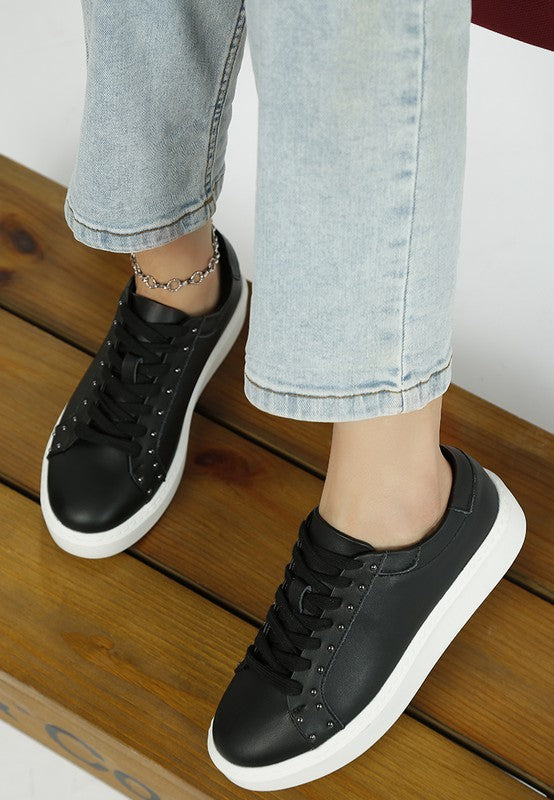 Strider Studs Embellished Chunky Sneakers-Rag Company-[option4]-[option5]-[option6]-[option7]-[option8]-Shop-Boutique-Clothing-for-Women-Online