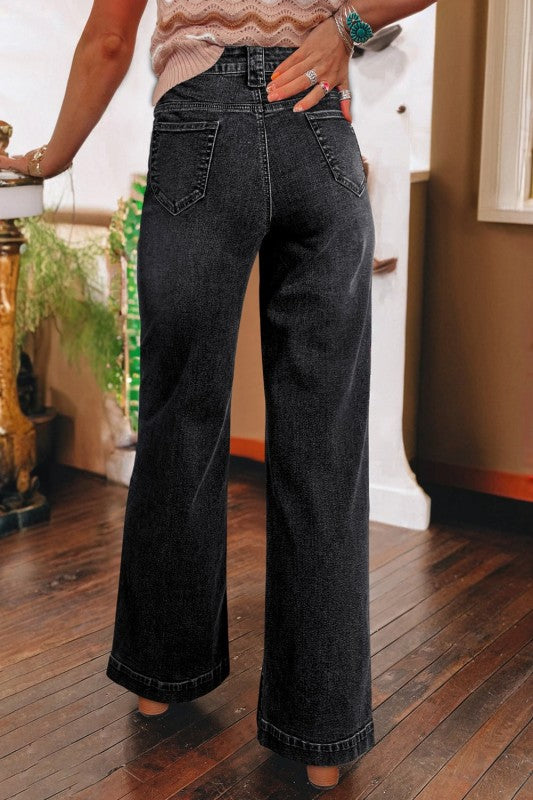 Denim Patch Pocket Wide Leg Jeans-JUNIPER BLVD-[option4]-[option5]-[option6]-[option7]-[option8]-Shop-Boutique-Clothing-for-Women-Online