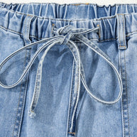 Denim Raw Hem Drawstring Wide Leg Pants-JUNIPER BLVD-[option4]-[option5]-[option6]-[option7]-[option8]-Shop-Boutique-Clothing-for-Women-Online