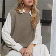 ADORA Round Neck Vest with Slight Open Back-Vest-Trendsi-[option4]-[option5]-[option6]-[option7]-[option8]-Shop-Boutique-Clothing-for-Women-Online