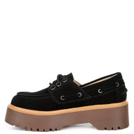 Cuckatoos Chunky Real Suede Leather Oxford Loafers-Rag Company-[option4]-[option5]-[option6]-[option7]-[option8]-Shop-Boutique-Clothing-for-Women-Online