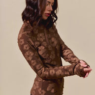 SO ME Stretched Jacquard Casual Tops with Thumb Opening-Blouses-Trendsi-[option4]-[option5]-[option6]-[option7]-[option8]-Shop-Boutique-Clothing-for-Women-Online