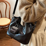 Leather Crossbody Bag with Charm-handbag-Trendsi-[option4]-[option5]-[option6]-[option7]-[option8]-Shop-Boutique-Clothing-for-Women-Online