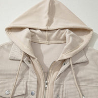 Textured Knit Pocketed Drawstring Hooded Jacket-JUNIPER BLVD-[option4]-[option5]-[option6]-[option7]-[option8]-Shop-Boutique-Clothing-for-Women-Online