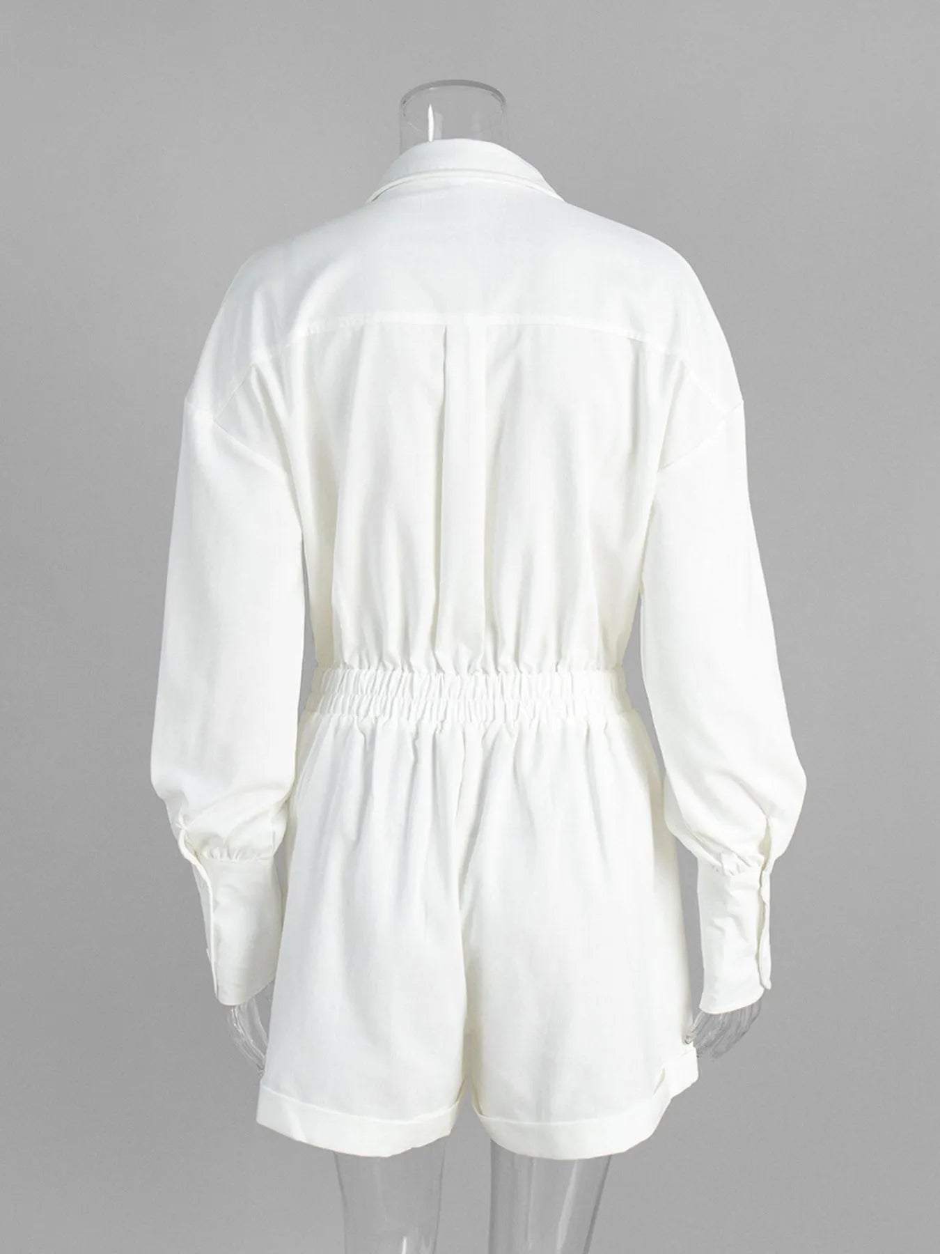 Casual Button Front Long Sleeve Romper-Sets-Trendsi-[option4]-[option5]-[option6]-[option7]-[option8]-Shop-Boutique-Clothing-for-Women-Online