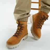 Boskoff Lace-Up Chunky Warm Ankle Boots-Rag Company-[option4]-[option5]-[option6]-[option7]-[option8]-Shop-Boutique-Clothing-for-Women-Online