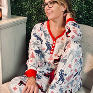 Shirley & Stone Matching Christmas Pajama Winter Moose-Womens-Ave Shops-[option4]-[option5]-[option6]-[option7]-[option8]-Shop-Boutique-Clothing-for-Women-Online