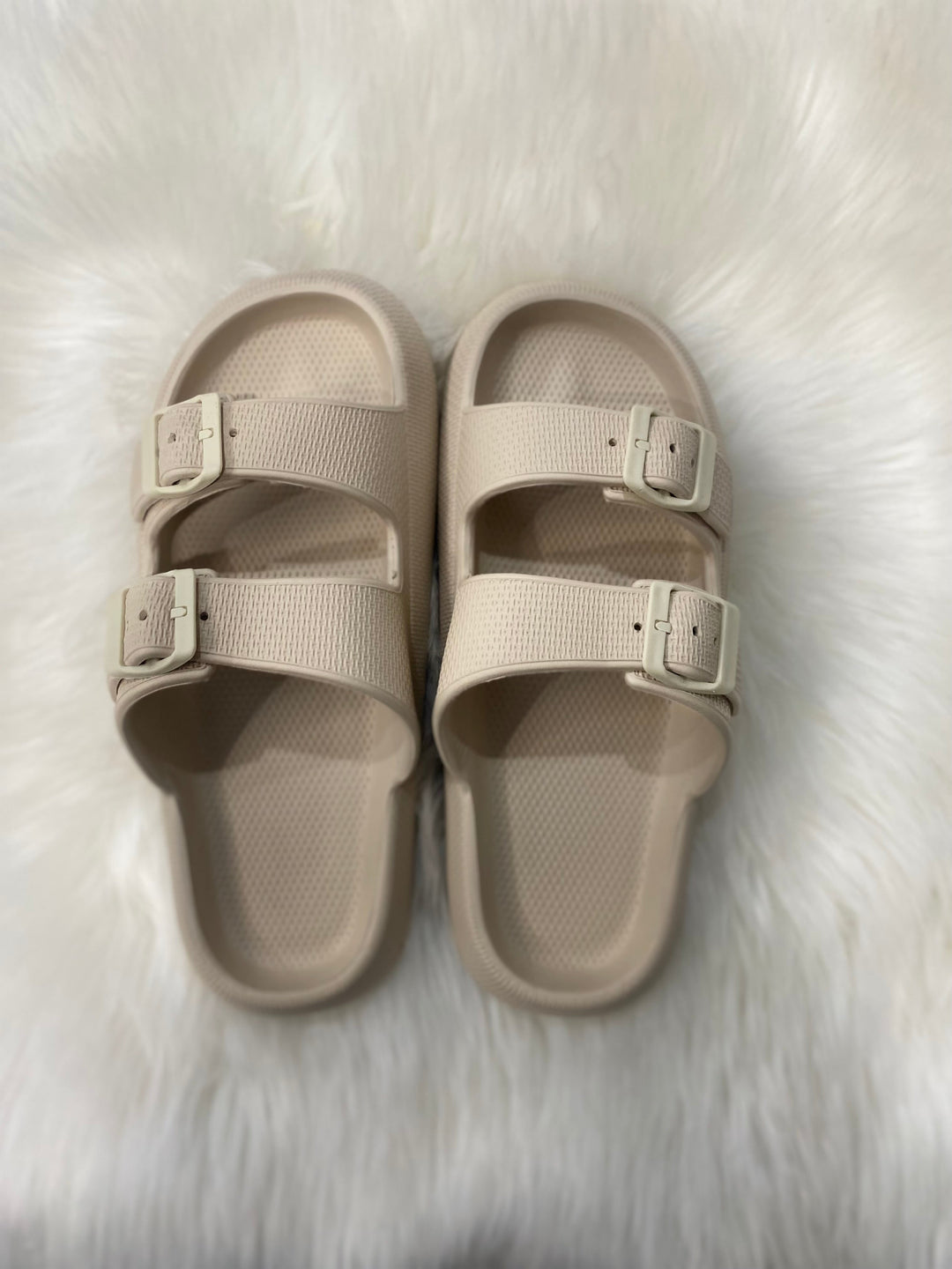 PreOrder | Beige Buckle Slides-JuliaRoseWholesale-[option4]-[option5]-[option6]-[option7]-[option8]-Shop-Boutique-Clothing-for-Women-Online