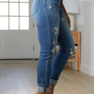Belinda High Rise Distressed Straight Jeans-Denim-Ave Shops-[option4]-[option5]-[option6]-[option7]-[option8]-Shop-Boutique-Clothing-for-Women-Online