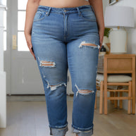 Belinda High Rise Distressed Straight Jeans-Denim-Ave Shops-[option4]-[option5]-[option6]-[option7]-[option8]-Shop-Boutique-Clothing-for-Women-Online