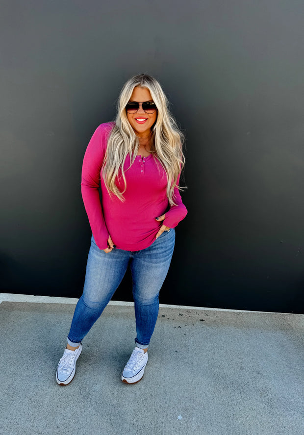 Blakeley Brooklyn Snap Henley in Five Colors-Womens-Ave Shops-[option4]-[option5]-[option6]-[option7]-[option8]-Shop-Boutique-Clothing-for-Women-Online