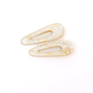 2 Pack Teardrop Hair Clip in Gold Shell-Accessories-Ave Shops-[option4]-[option5]-[option6]-[option7]-[option8]-Shop-Boutique-Clothing-for-Women-Online