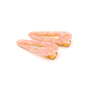 2 Pack Teardrop Hair Clip in Pink Shell-Accessories-Ave Shops-[option4]-[option5]-[option6]-[option7]-[option8]-Shop-Boutique-Clothing-for-Women-Online