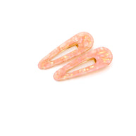 2 Pack Teardrop Hair Clip in Pink Shell-Accessories-Ave Shops-[option4]-[option5]-[option6]-[option7]-[option8]-Shop-Boutique-Clothing-for-Women-Online