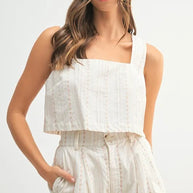 MABLE Square Neck Crop Top and Shorts Set-Sets-Trendsi-[option4]-[option5]-[option6]-[option7]-[option8]-Shop-Boutique-Clothing-for-Women-Online