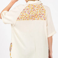 SAGE + FIG Full Size Floral Detail Button Up Short Sleeve Shirt-Tops-Trendsi-[option4]-[option5]-[option6]-[option7]-[option8]-Shop-Boutique-Clothing-for-Women-Online