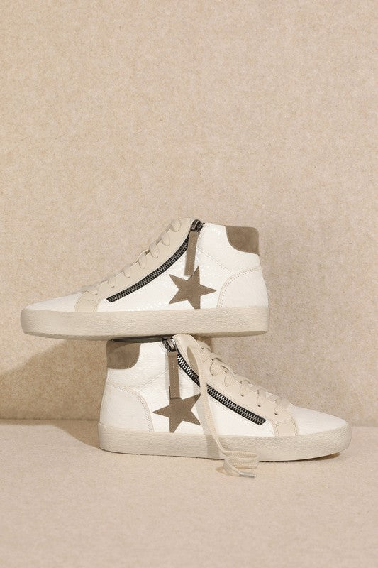 Star, High Top, Sneakers-Let's See Style-[option4]-[option5]-[option6]-[option7]-[option8]-Shop-Boutique-Clothing-for-Women-Online