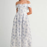 MABLE Floral Printed Off Shoulder Maxi Dress-Dresses-Trendsi-[option4]-[option5]-[option6]-[option7]-[option8]-Shop-Boutique-Clothing-for-Women-Online