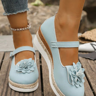 Flower Embellished Mary Jane Loafers-loafers-Trendsi-[option4]-[option5]-[option6]-[option7]-[option8]-Shop-Boutique-Clothing-for-Women-Online