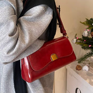 Golden Clasp Shoulder Bag-hand bag-Trendsi-[option4]-[option5]-[option6]-[option7]-[option8]-Shop-Boutique-Clothing-for-Women-Online