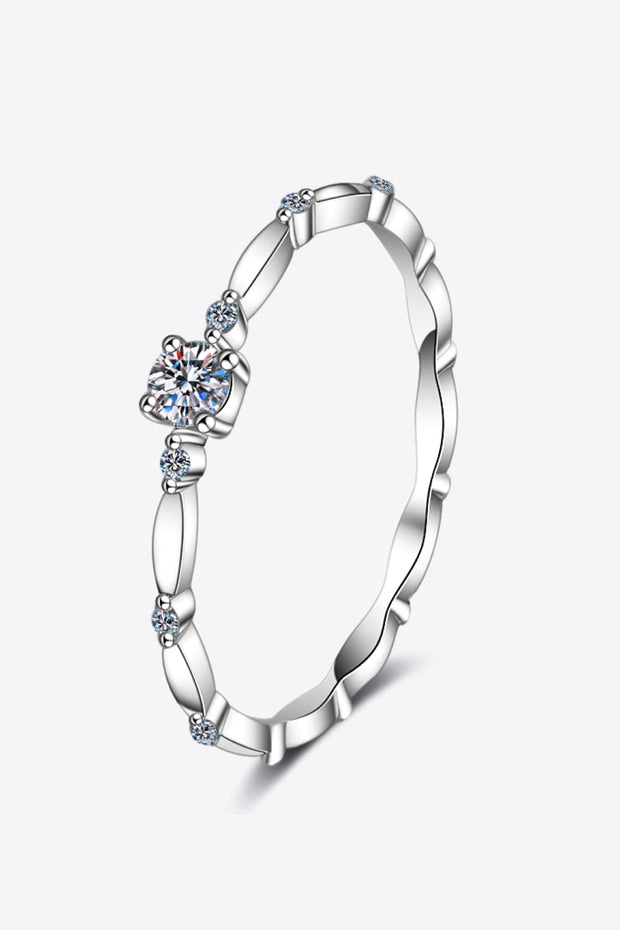 Moissanite 925 Sterling Silver Rhodium-Plated Ring-rings-Trendsi-[option4]-[option5]-[option6]-[option7]-[option8]-Shop-Boutique-Clothing-for-Women-Online