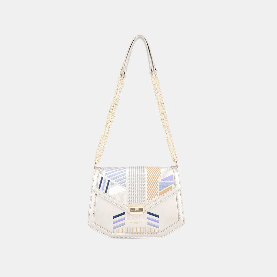 David Jones Geometric Print Crossbody Bag-Bags-Trendsi-[option4]-[option5]-[option6]-[option7]-[option8]-Shop-Boutique-Clothing-for-Women-Online