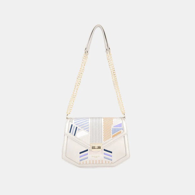 David Jones Geometric Print Crossbody Bag-Bags-Trendsi-[option4]-[option5]-[option6]-[option7]-[option8]-Shop-Boutique-Clothing-for-Women-Online