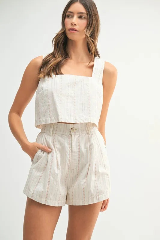 MABLE Square Neck Crop Top and Shorts Set-Sets-Trendsi-[option4]-[option5]-[option6]-[option7]-[option8]-Shop-Boutique-Clothing-for-Women-Online