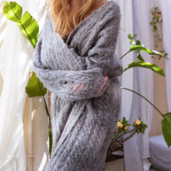 POL Distressed Cable-Knit Ombre Dying Cardigan-cardigan-Trendsi-[option4]-[option5]-[option6]-[option7]-[option8]-Shop-Boutique-Clothing-for-Women-Online