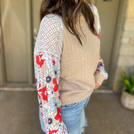 Aston Patchwork Blouse in Four Colors-Womens-Ave Shops-[option4]-[option5]-[option6]-[option7]-[option8]-Shop-Boutique-Clothing-for-Women-Online