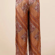 Mittoshop Paisley Patchwork Print Satin Wide Leg Pants-pants-Trendsi-[option4]-[option5]-[option6]-[option7]-[option8]-Shop-Boutique-Clothing-for-Women-Online