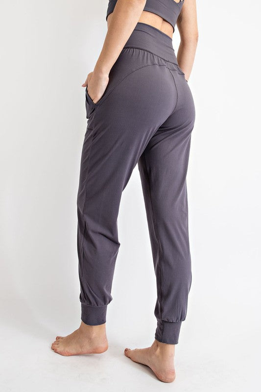 Rae Mode Butter Soft Joggers With Pockets-Rae Mode-Charcoal-S-[option4]-[option5]-[option6]-[option7]-[option8]-Shop-Boutique-Clothing-for-Women-Online