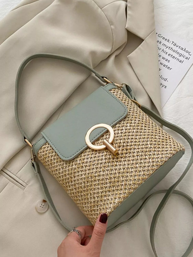 Woven Straw Crossbody Bag-Bags-Trendsi-[option4]-[option5]-[option6]-[option7]-[option8]-Shop-Boutique-Clothing-for-Women-Online