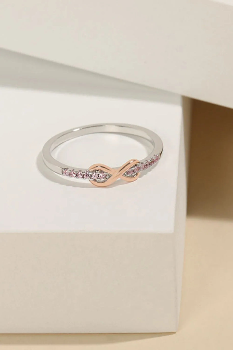 925 Sterling Silver Inlaid Zircon Infinity Symbol Ring-RINGS-Trendsi-[option4]-[option5]-[option6]-[option7]-[option8]-Shop-Boutique-Clothing-for-Women-Online