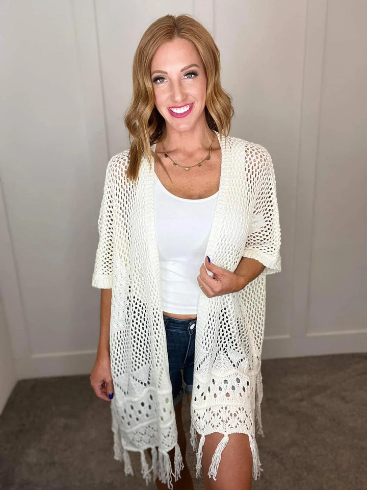 Shirley & Stone Amanda Crochet Cardigan in Six Colors-Womens-Ave Shops-[option4]-[option5]-[option6]-[option7]-[option8]-Shop-Boutique-Clothing-for-Women-Online