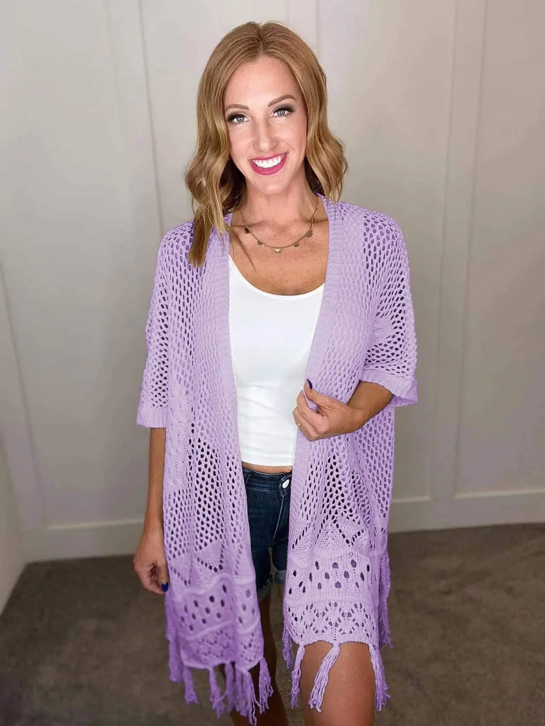 Shirley & Stone Amanda Crochet Cardigan in Six Colors-Womens-Ave Shops-[option4]-[option5]-[option6]-[option7]-[option8]-Shop-Boutique-Clothing-for-Women-Online