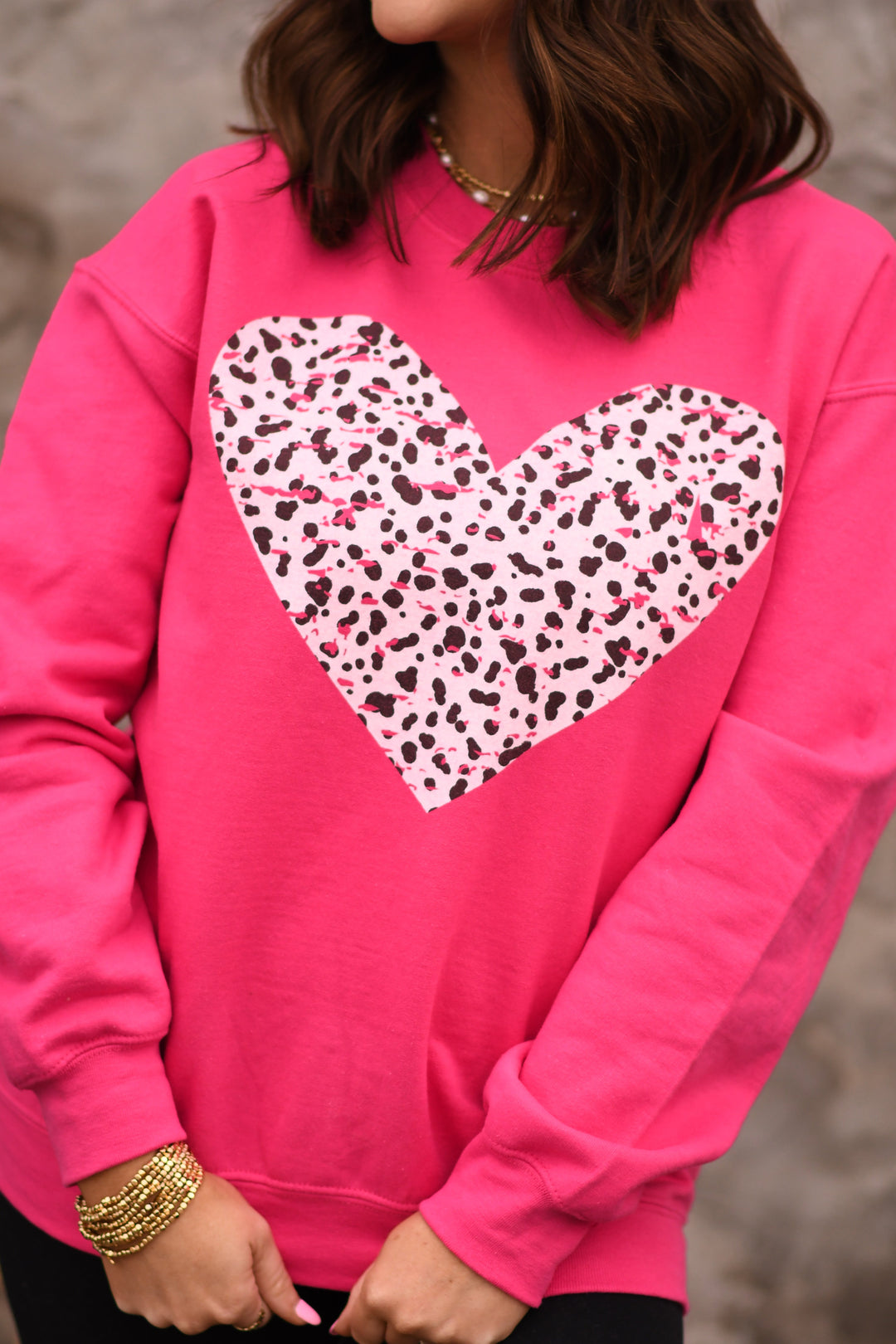 Dalmatian Heart Sweatshirt