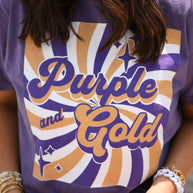 Purple and Gold Vibes Tee-P&PD Wholesale-[option4]-[option5]-[option6]-[option7]-[option8]-Shop-Boutique-Clothing-for-Women-Online