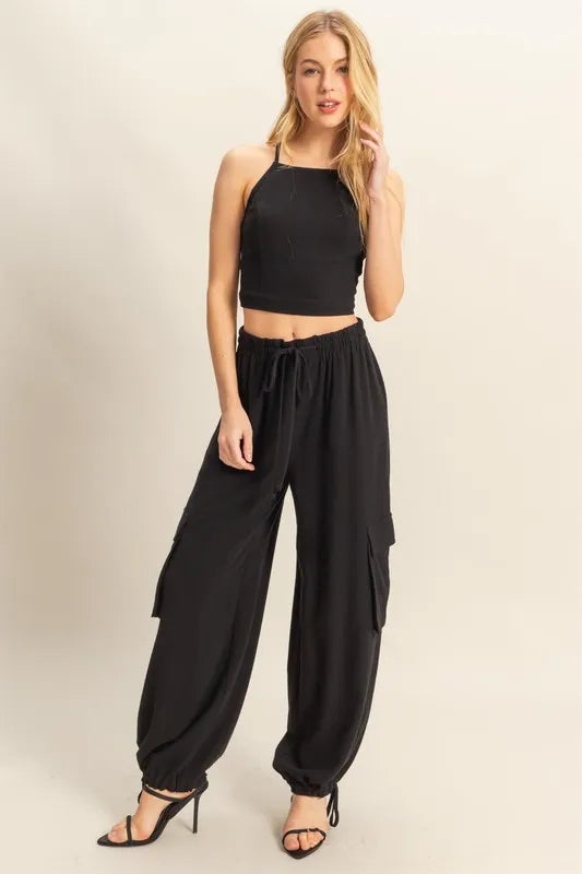 HYFVE Crop Top and Cargo Pants Set-sets-Trendsi-[option4]-[option5]-[option6]-[option7]-[option8]-Shop-Boutique-Clothing-for-Women-Online